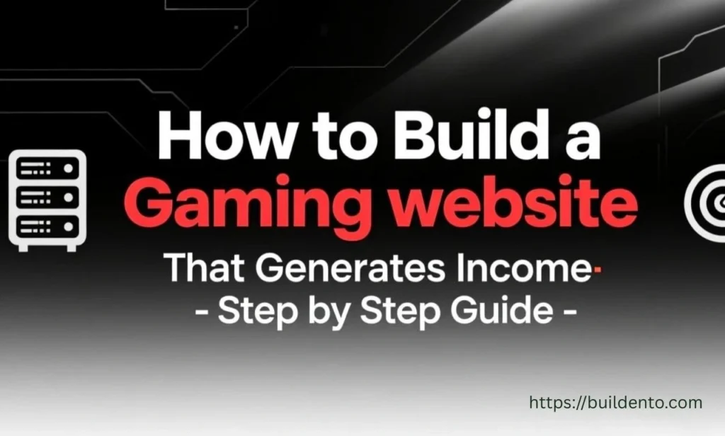 How to Build a Gaming Website That Generates Income– Step by Step Guide