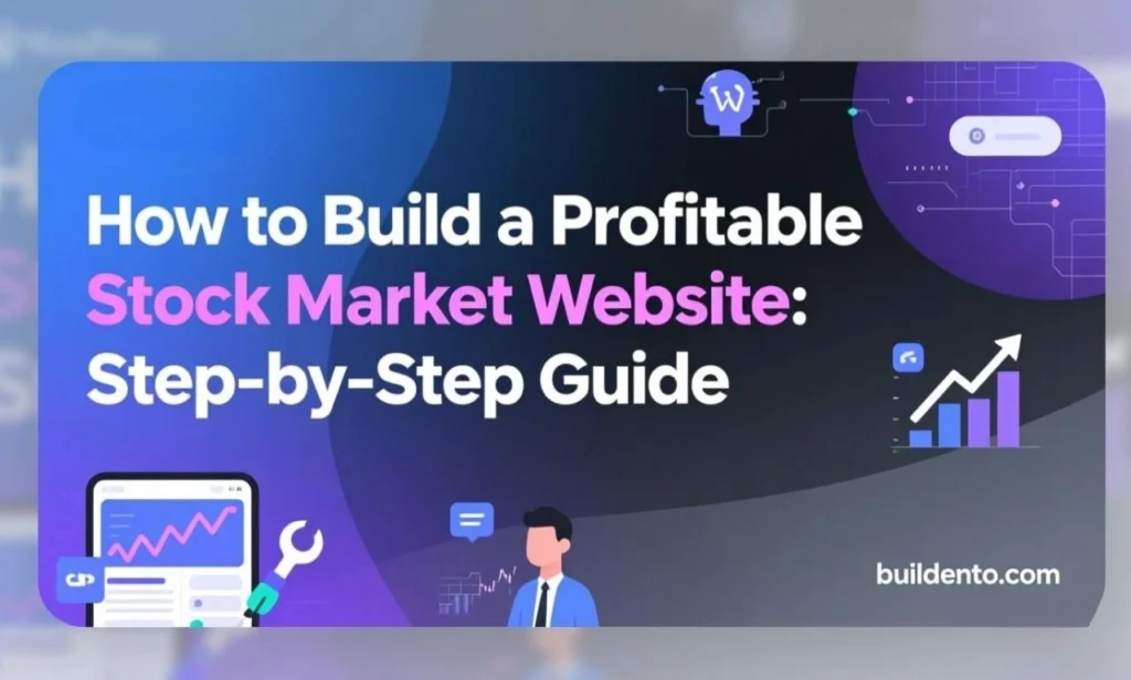 How to Build a Profitable Stock Market Website in 2026 | Step-by-Step Guide