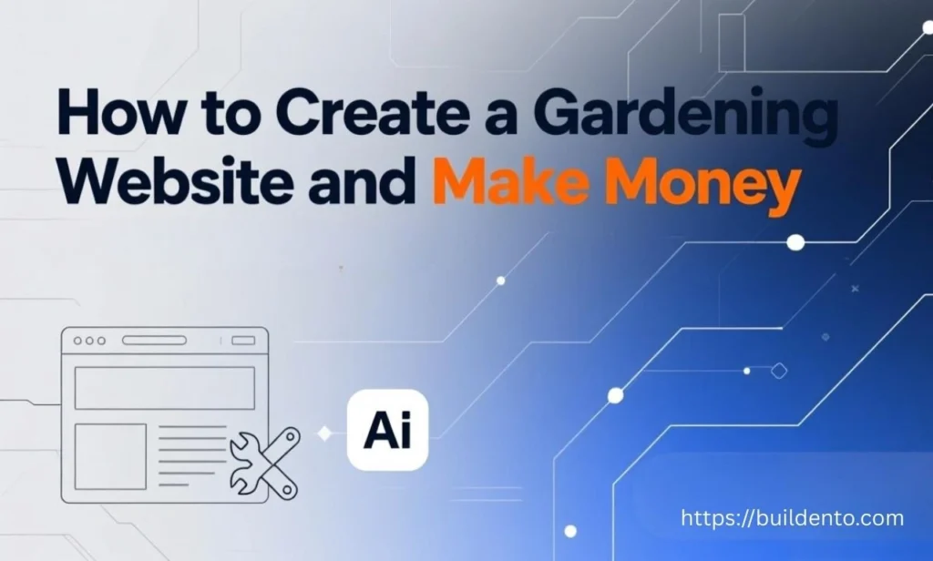 How to Create a Gardening Website and Make Money in 2026 (Step-by-Step Guide)