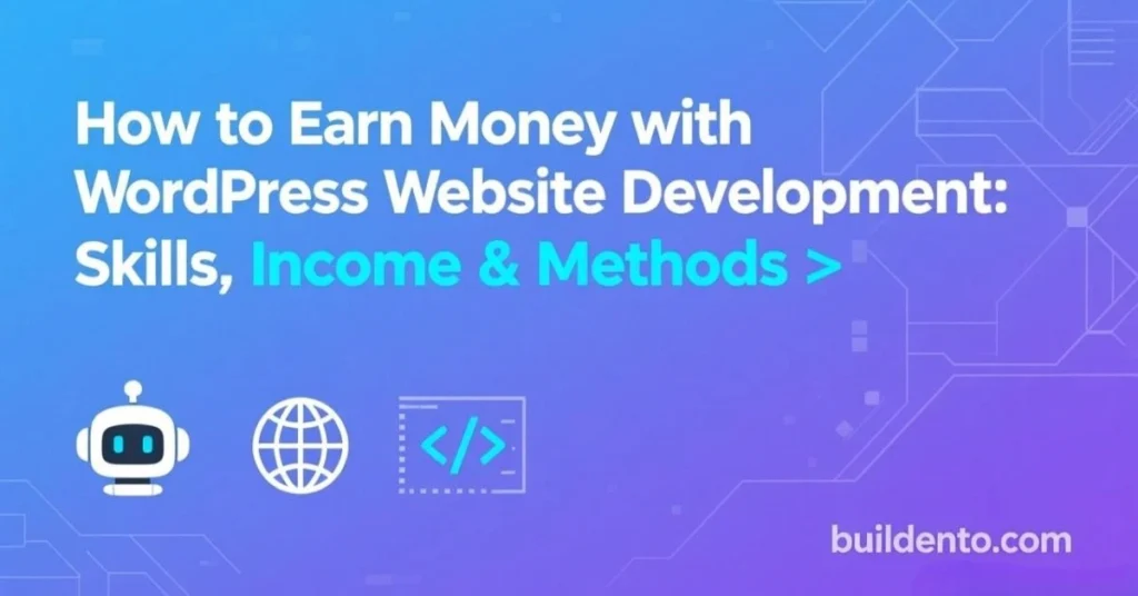 How to Earn Money with WordPress Website Development Skills, Income & Methods