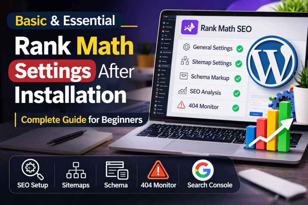 Basic & Essential Rank Math Settings After Installation (Complete Guide)